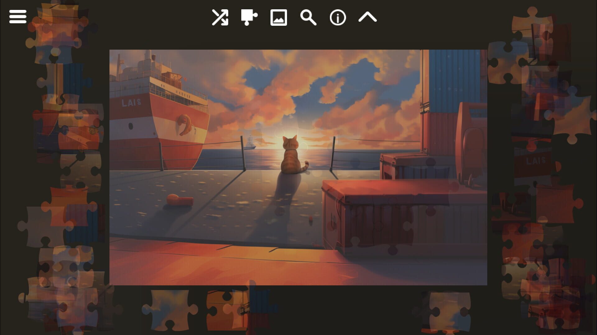 Joe is Not Lost: Jigsaw Landscapes - Screenshot