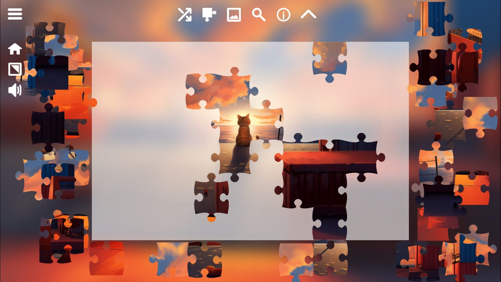 Joe is Not Lost: Jigsaw Landscapes - Screenshot