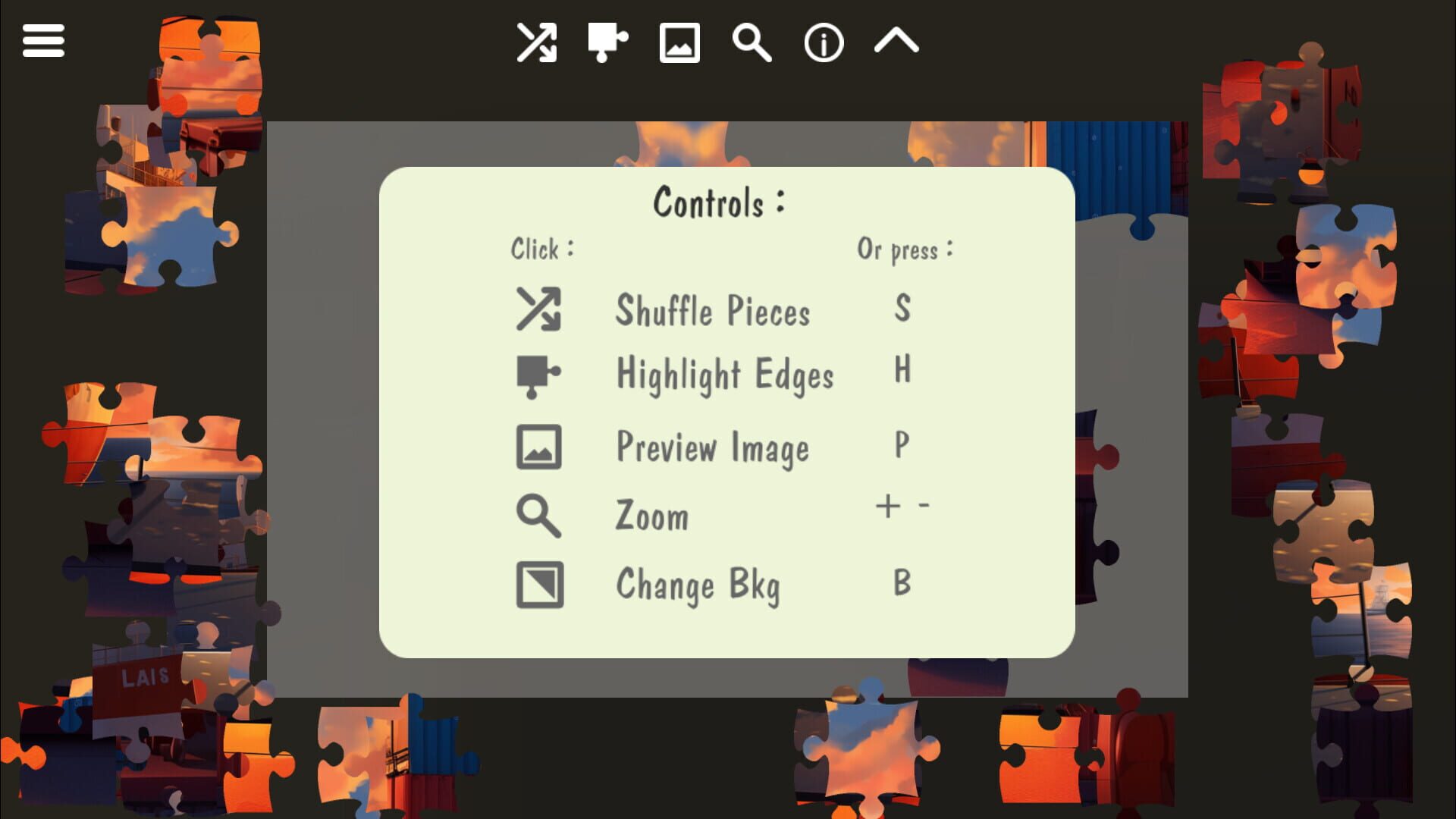 Joe is Not Lost: Jigsaw Landscapes - Screenshot