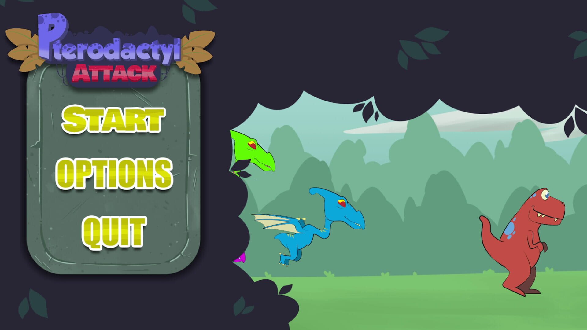Pterodactyl Attack - Screenshot