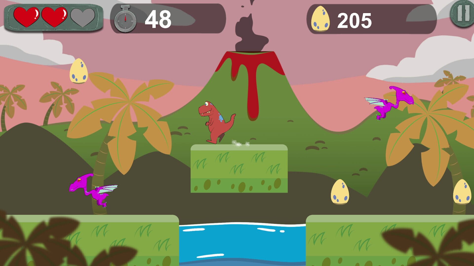 Pterodactyl Attack - Screenshot