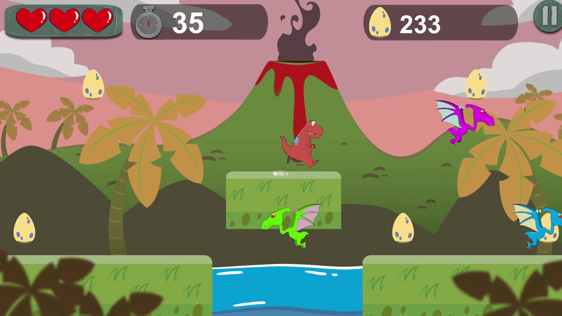 Pterodactyl Attack - Screenshot