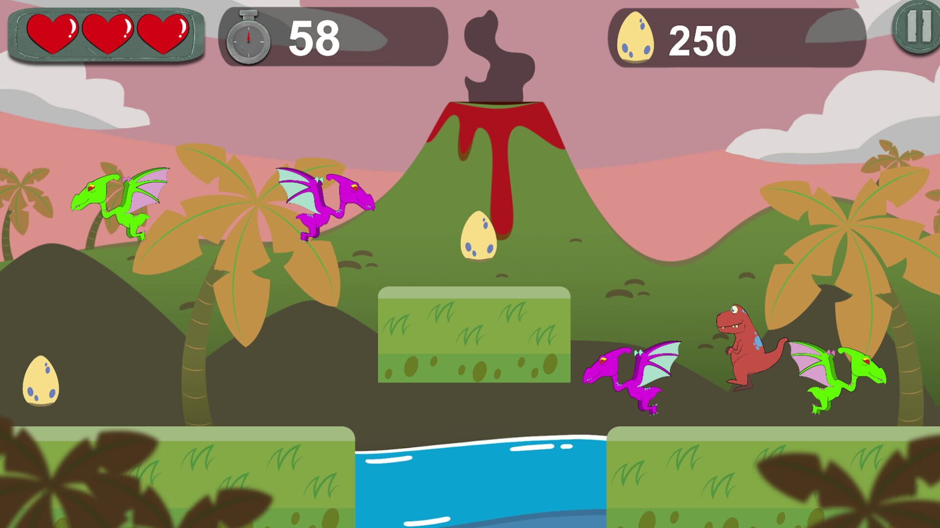 Pterodactyl Attack - Screenshot
