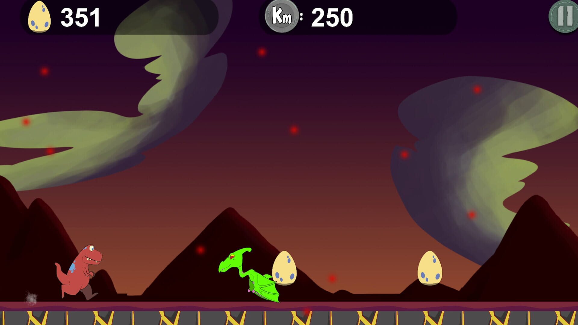 Pterodactyl Attack - Screenshot