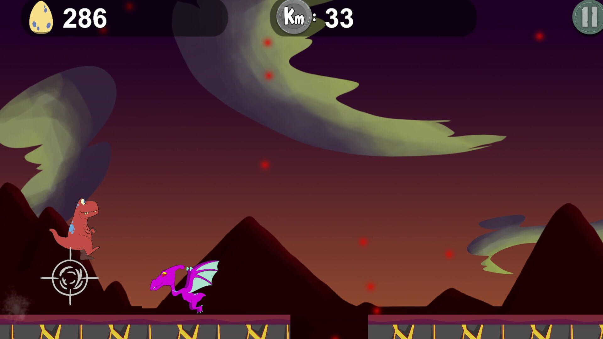 Pterodactyl Attack - Screenshot