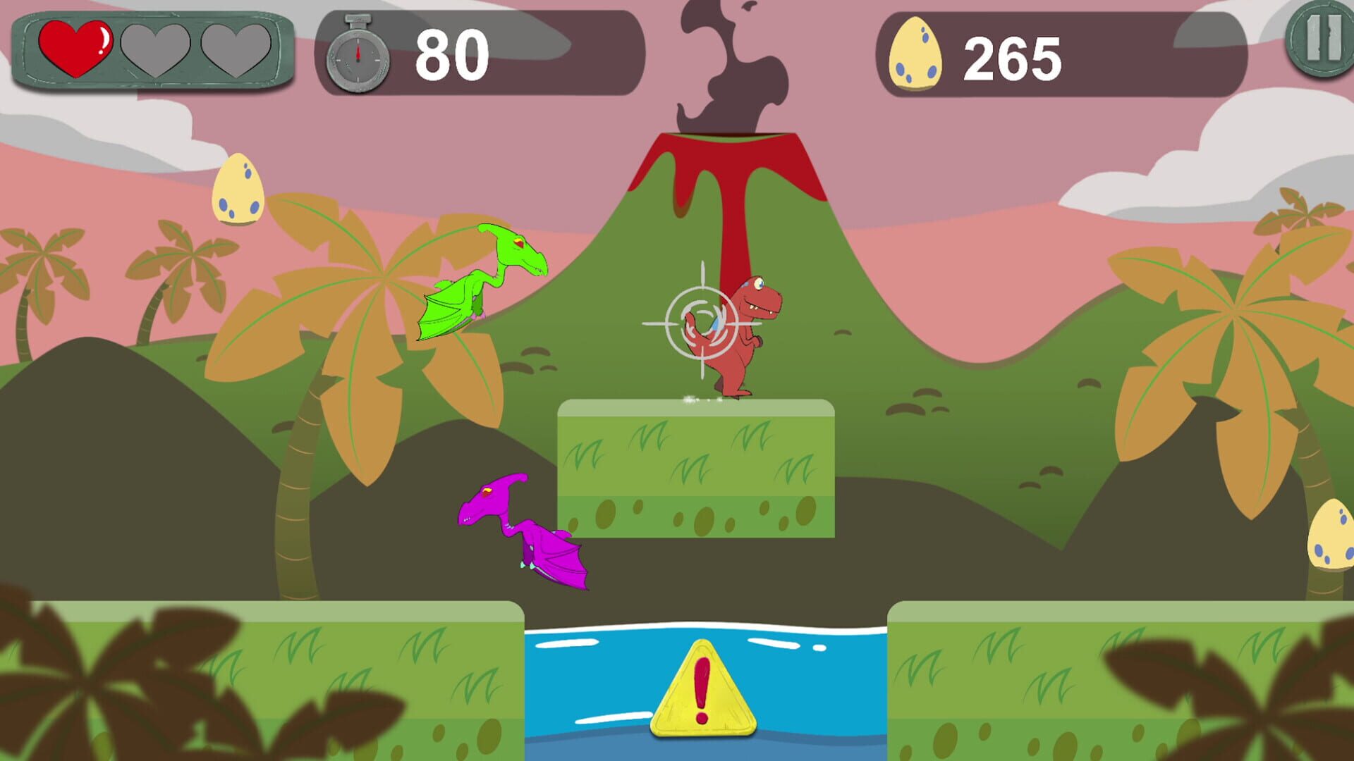 Pterodactyl Attack - Screenshot