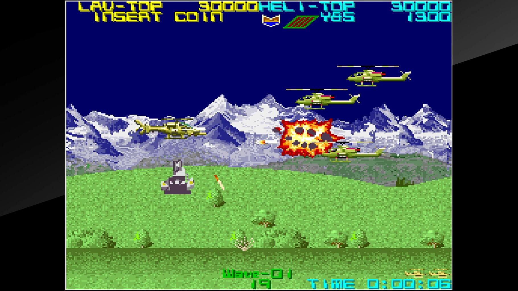 Captura de pantalla - Arcade Archives: Silk Worm