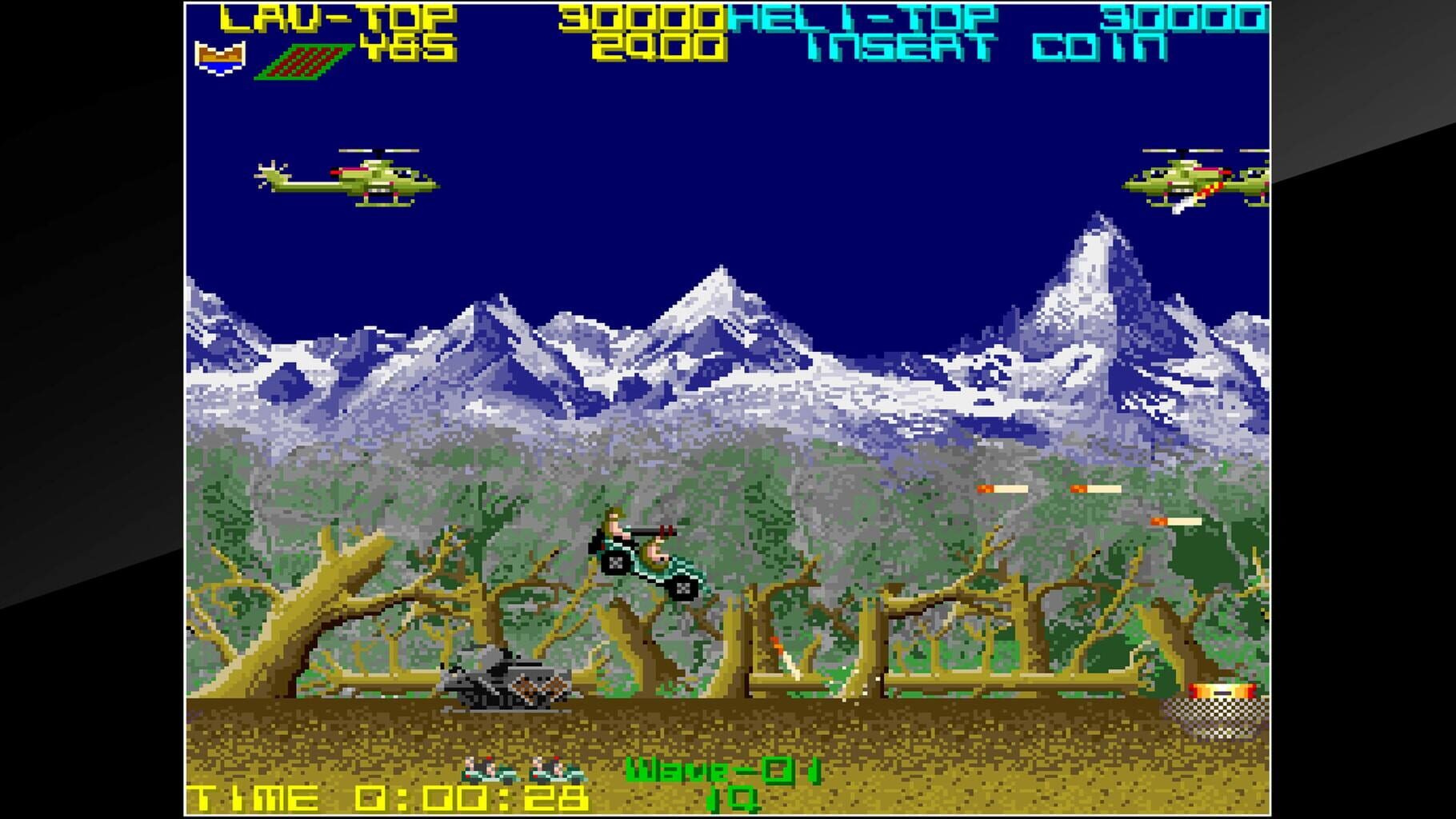 Captura de pantalla - Arcade Archives: Silk Worm