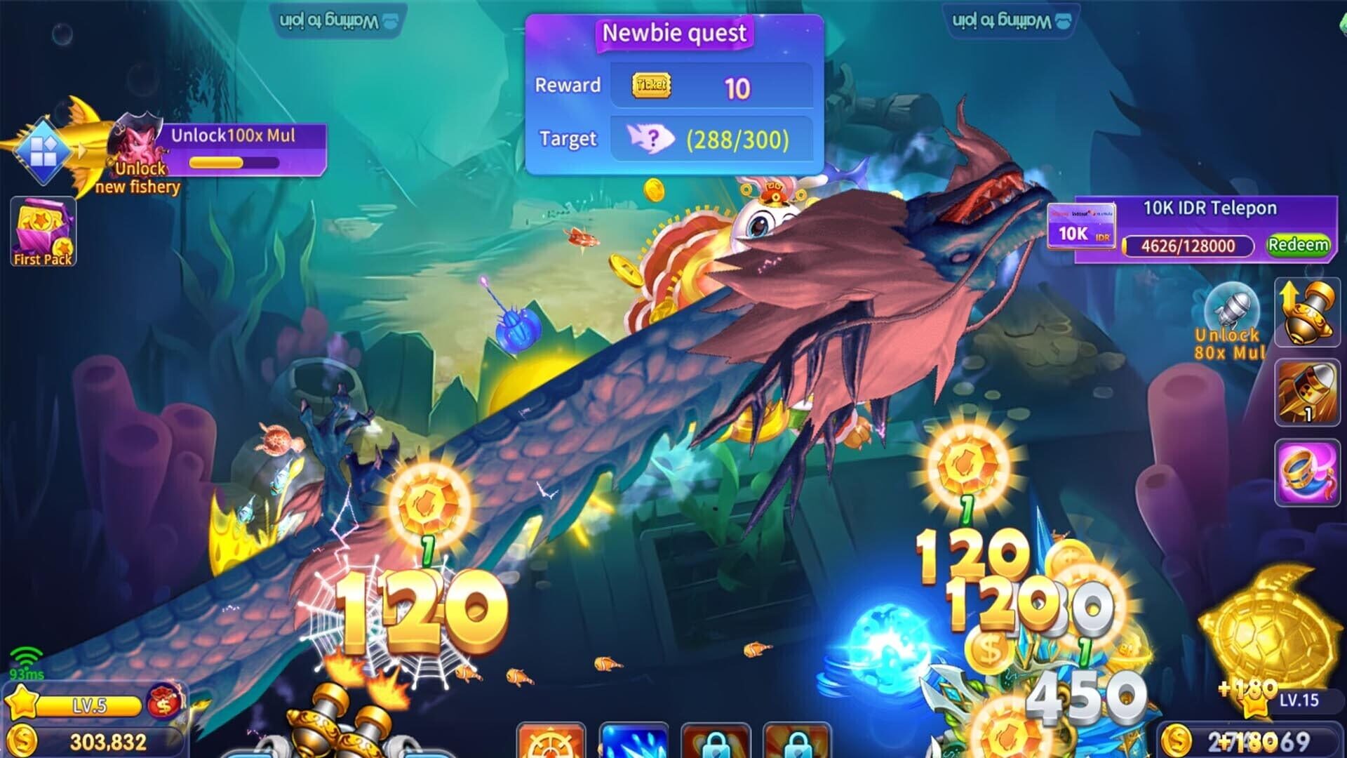 Classic Arcade Fishing - Screenshot