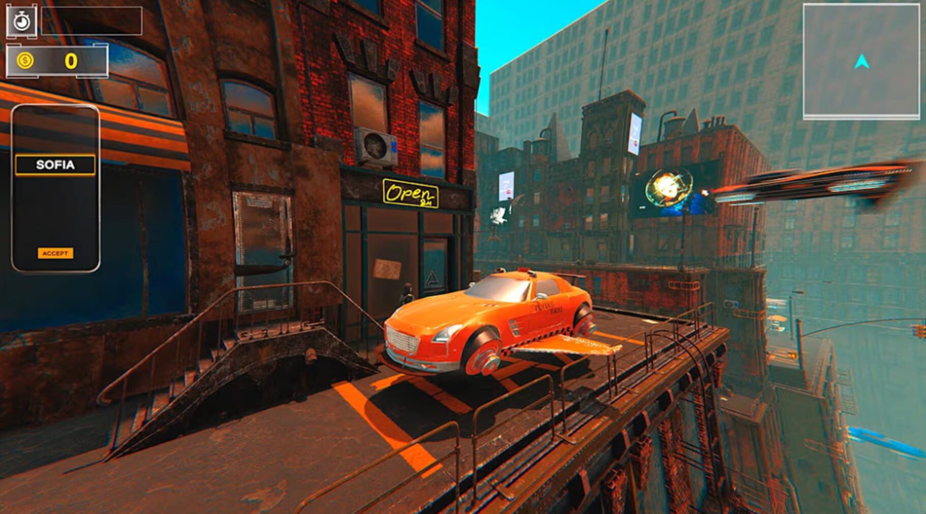 Cyber Taxi Simulator screenshot