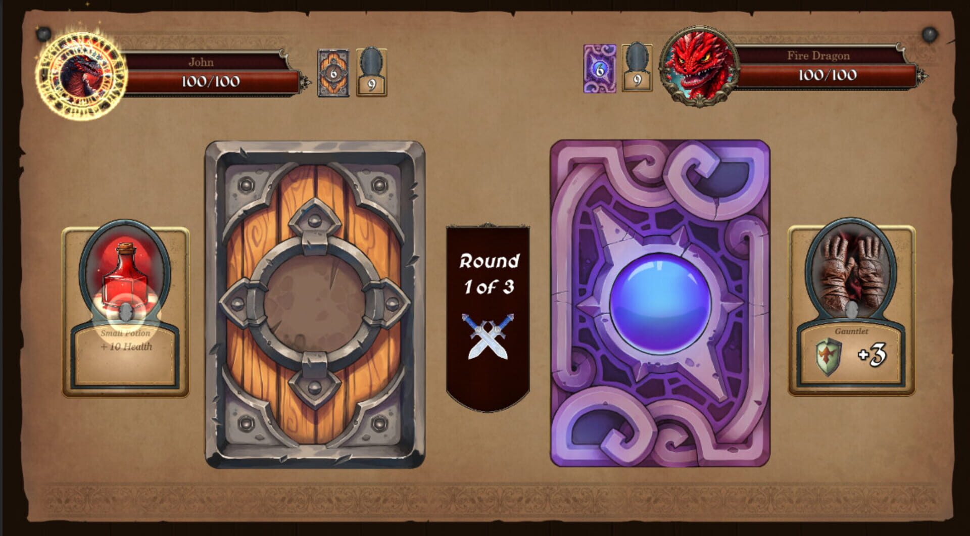 Dragon Fate: Cards and Minigames - Screenshot