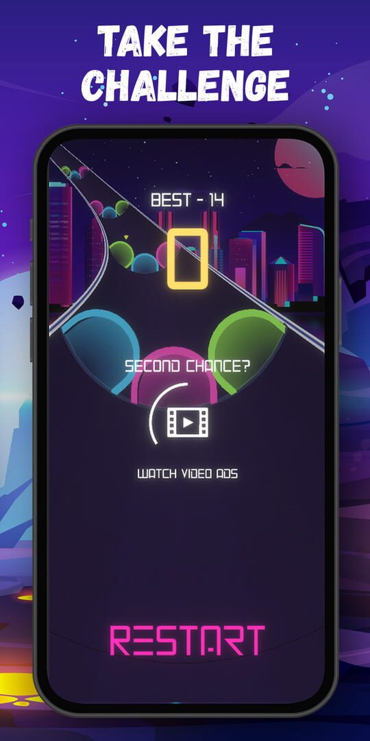 Colored Ball: Speedball Rush - Screenshot