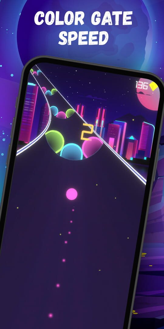 Colored Ball: Speedball Rush - Screenshot