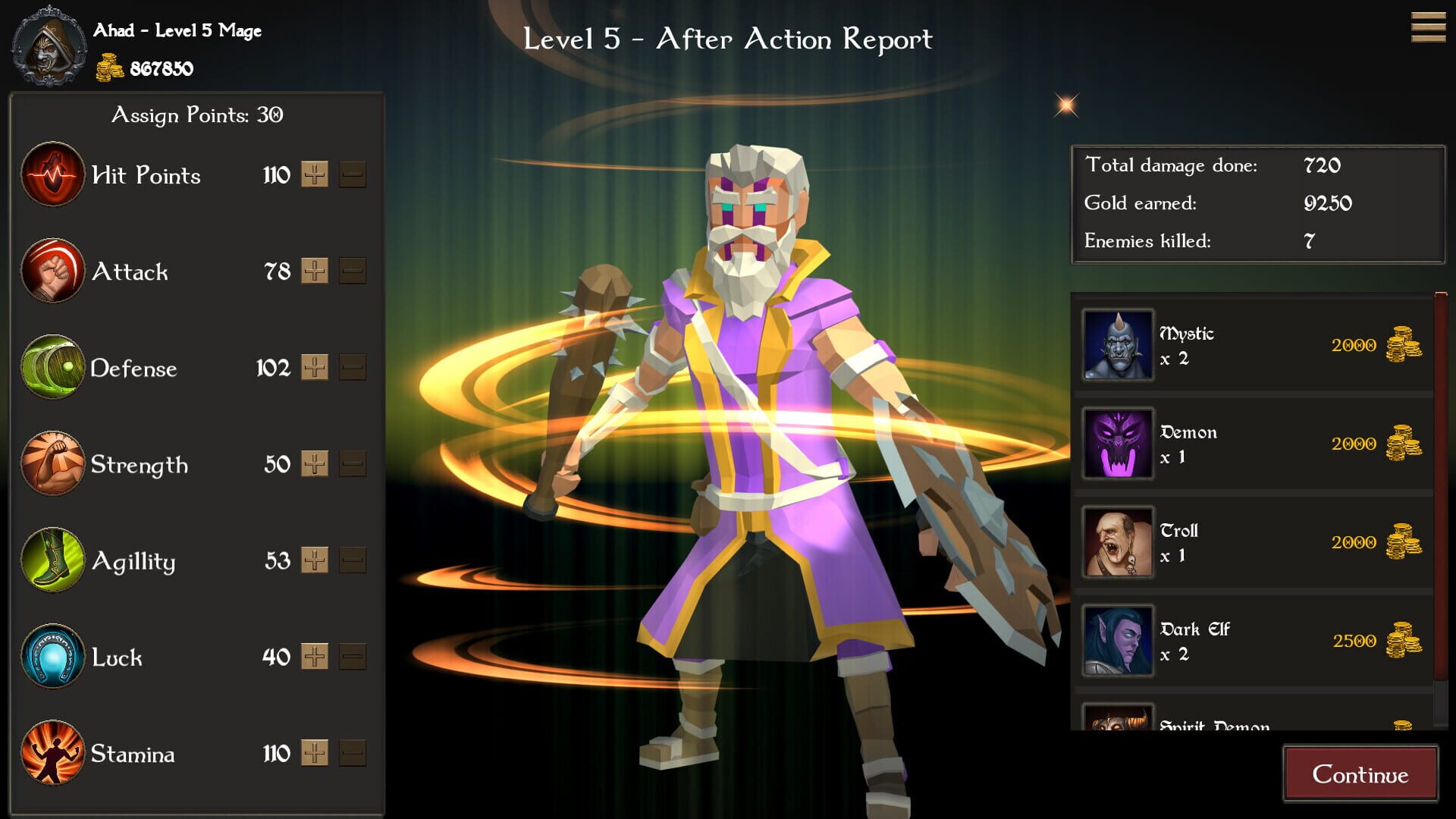 Fantasy Dungeon - Screenshot