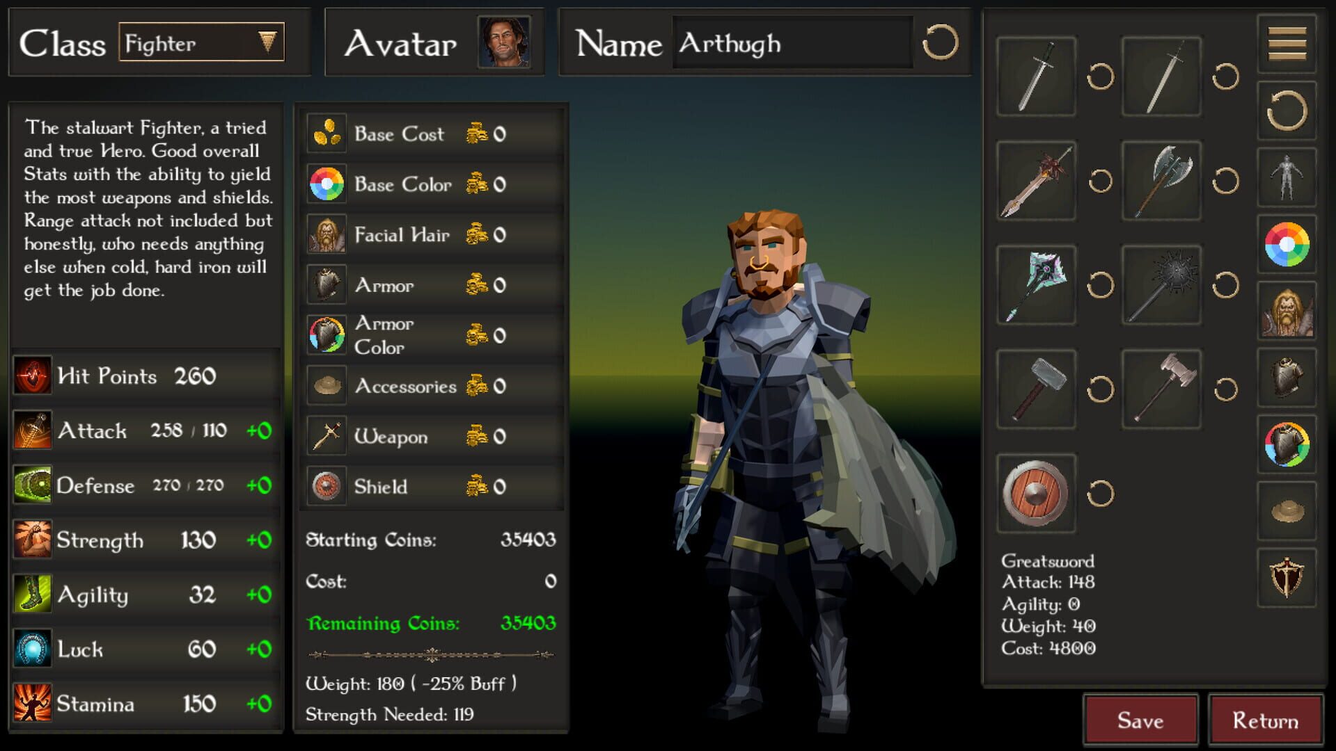 Fantasy Dungeon - Screenshot