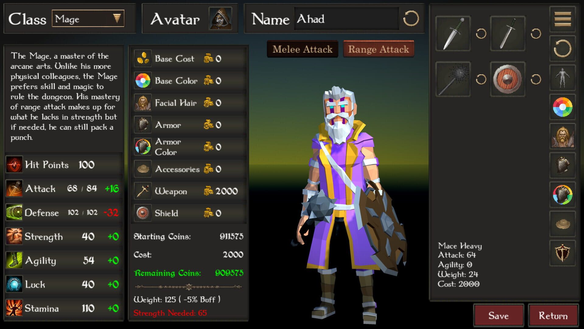 Fantasy Dungeon - Screenshot