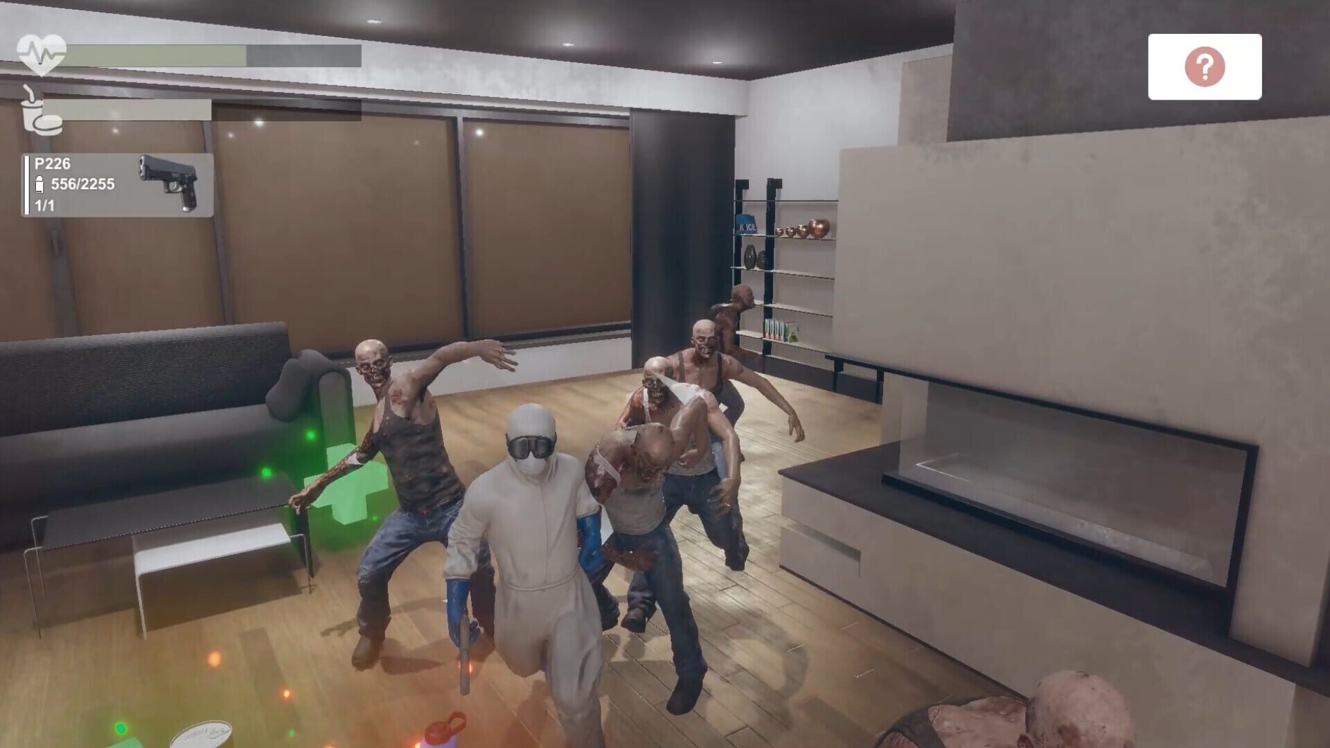 Facing Zombie,and 4 Walls - Screenshot
