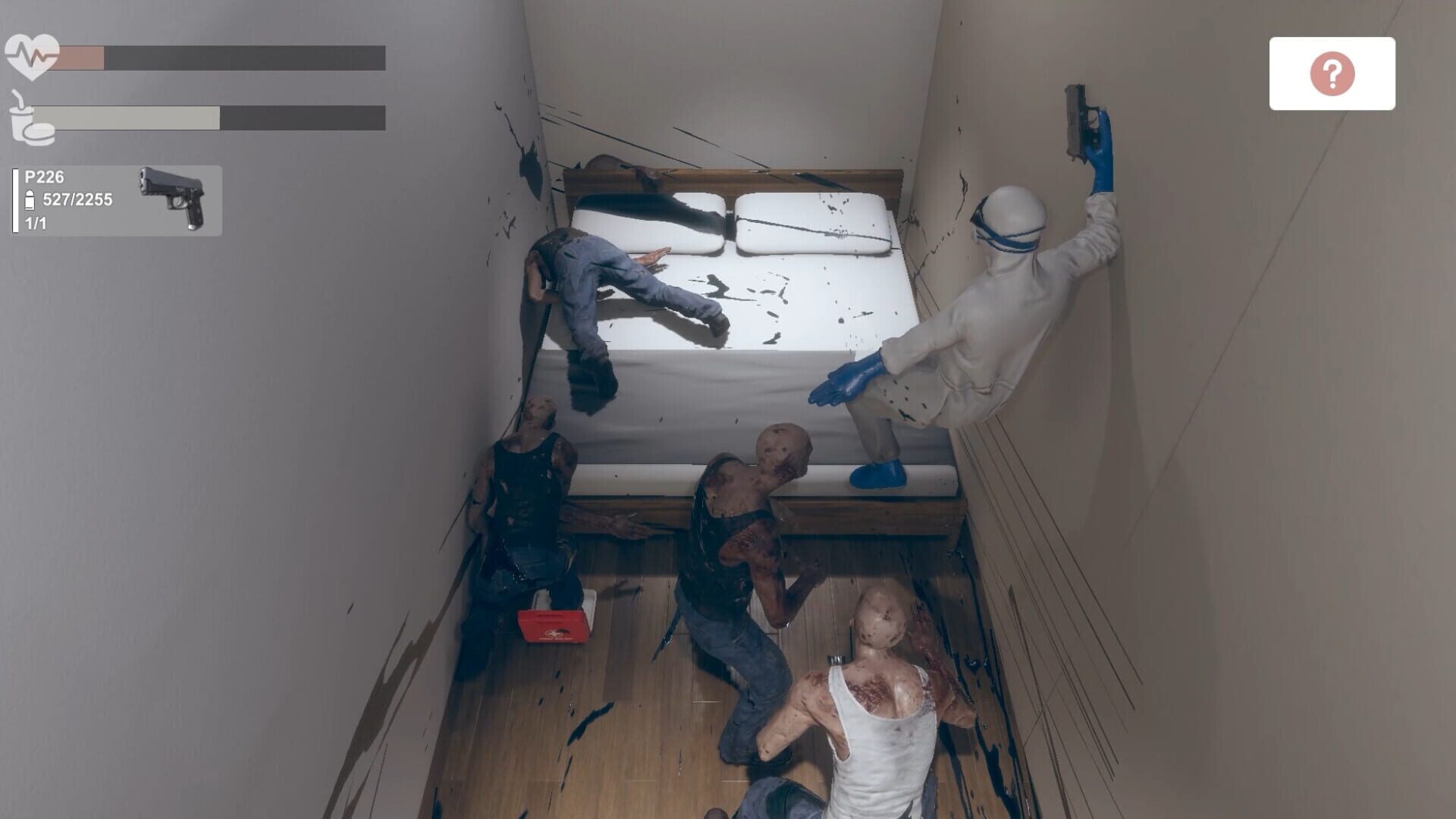 Facing Zombie,and 4 Walls - Screenshot