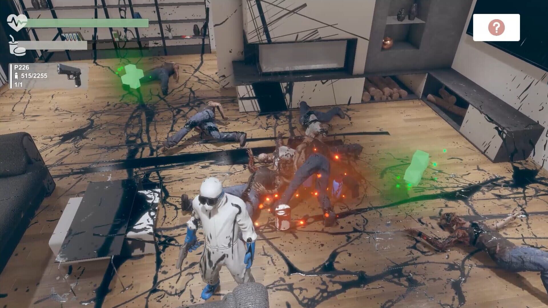 Facing Zombie,and 4 Walls - Screenshot