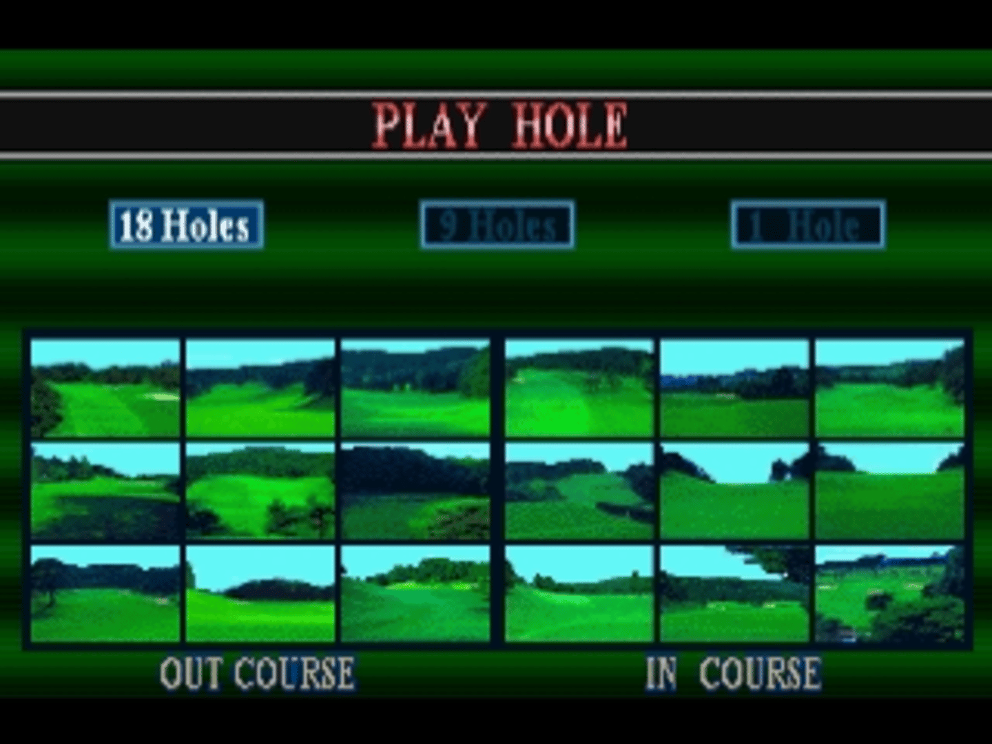 Big Challenge Golf: Tokyo Yomiuri Country Club-hen screenshot