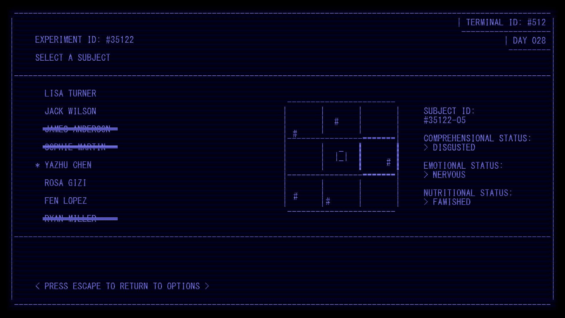 Second Thoughts: Terminal - Screenshot