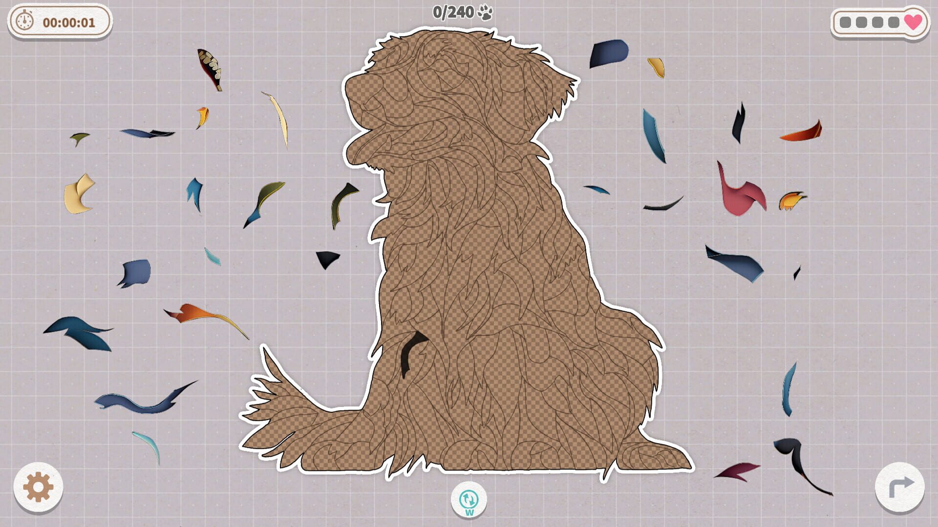 Dogs Huddled Together - Screenshot