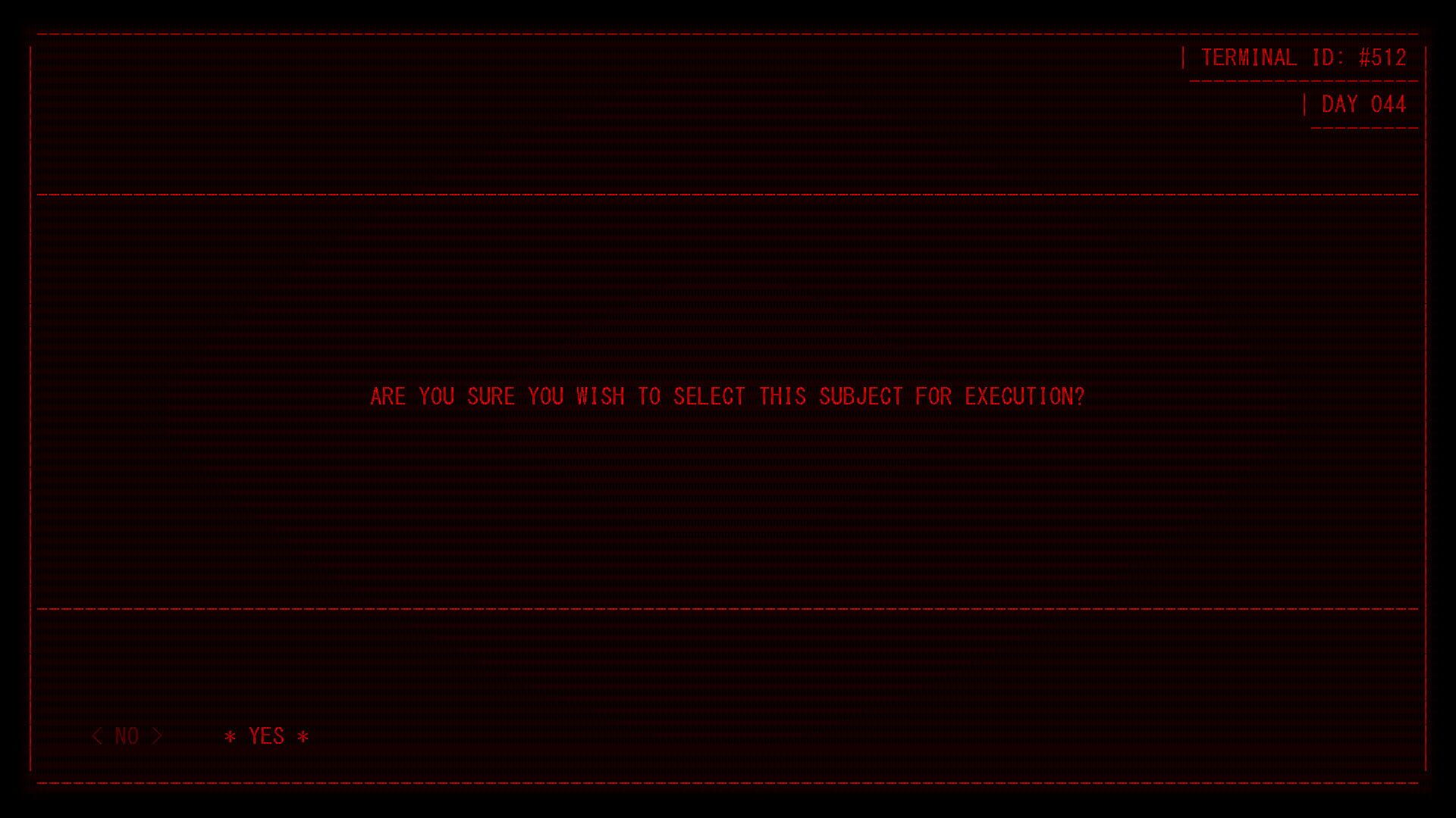 Second Thoughts: Terminal - Screenshot
