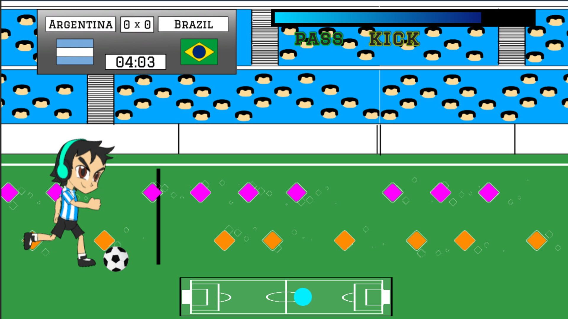 Rhythm Soccer - Screenshot