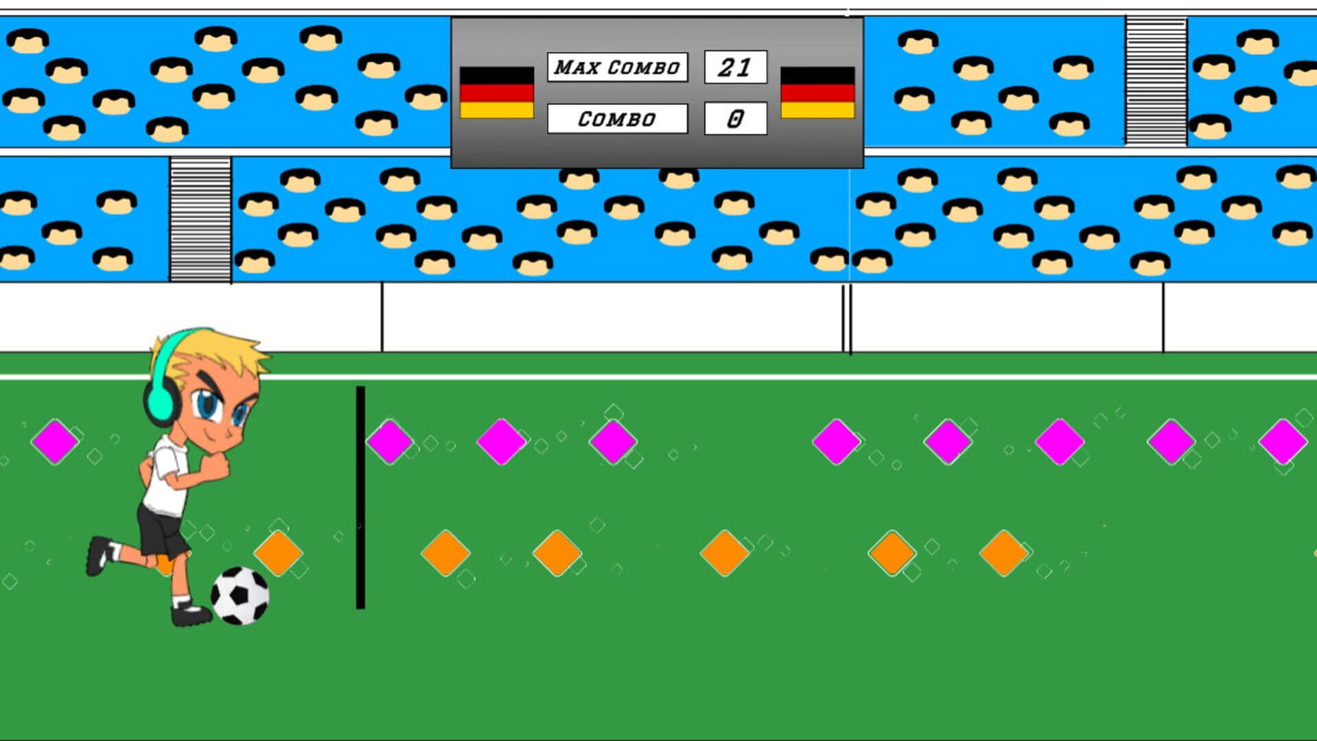 Rhythm Soccer - Screenshot