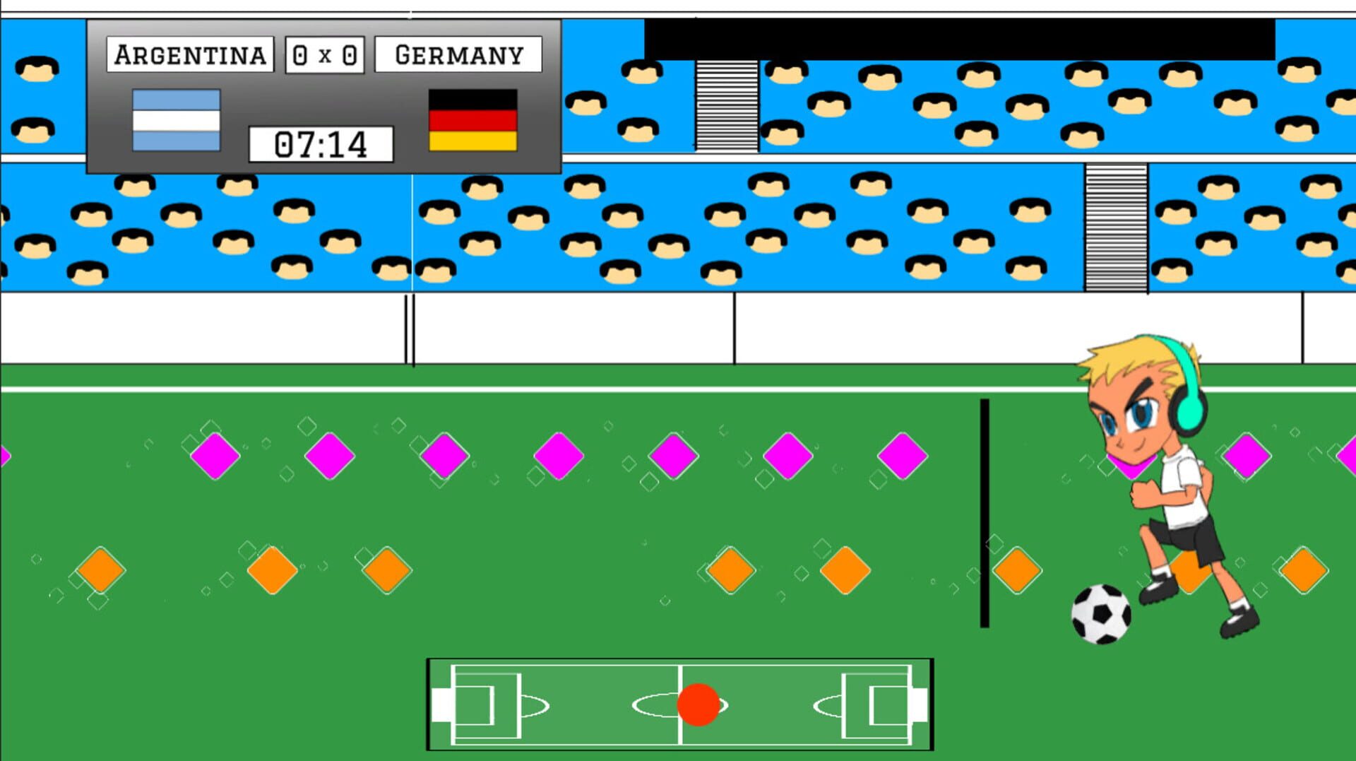 Rhythm Soccer - Screenshot