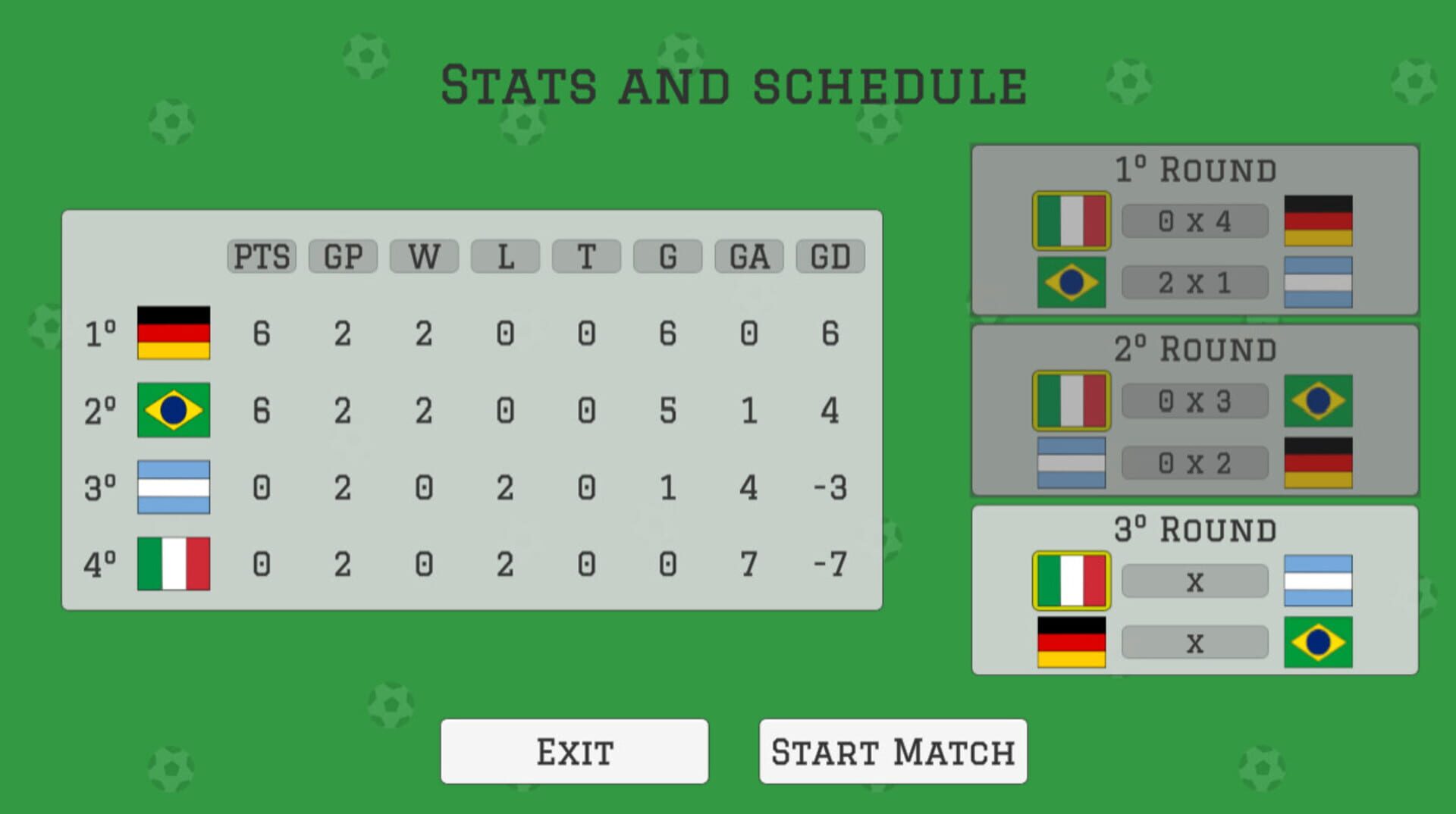 Rhythm Soccer - Screenshot