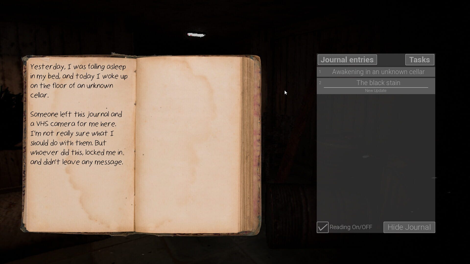 The Lost Tape: Cellar - Screenshot