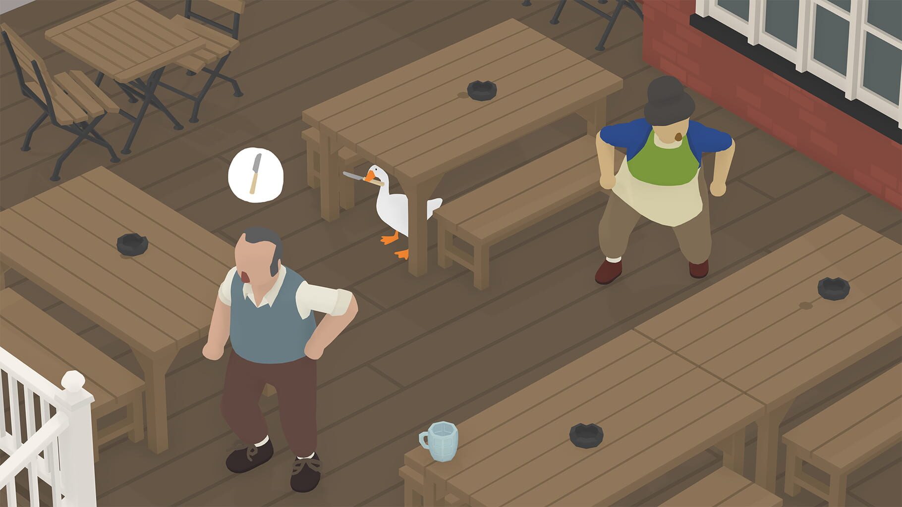 Untitled Goose Game screenshots