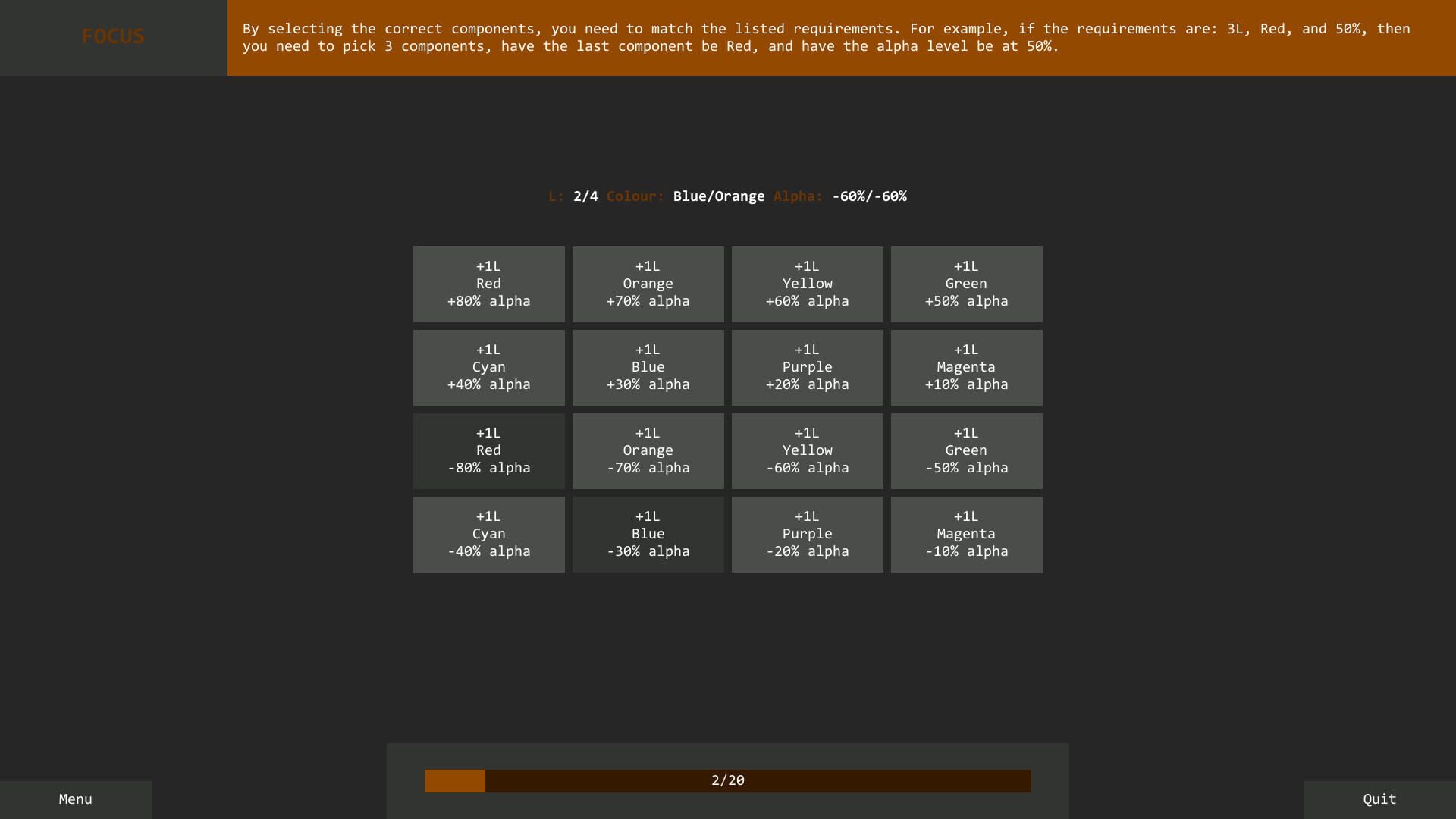 Colouration - Screenshot