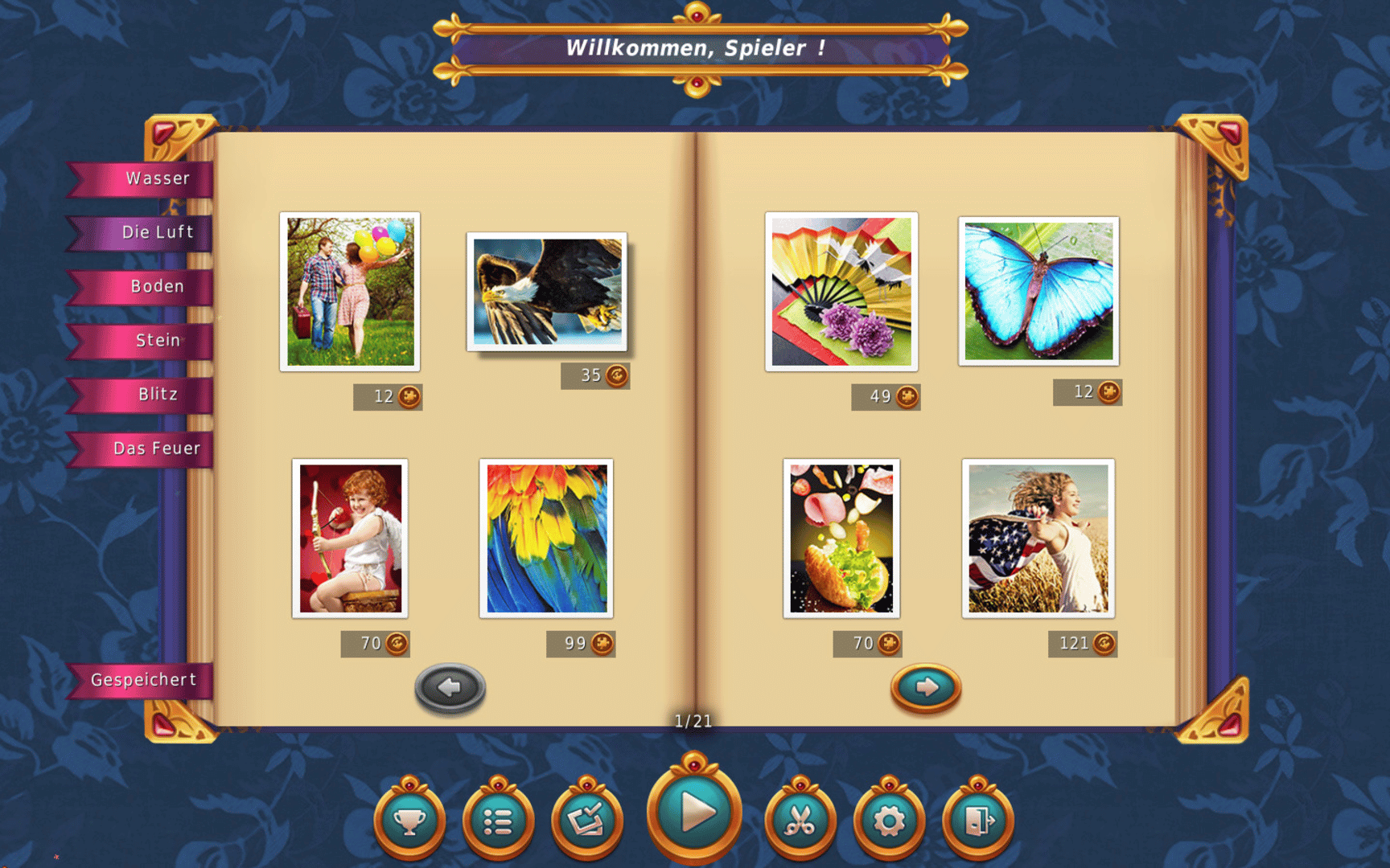 1001 Jigsaw. 6 Magic Elements screenshot