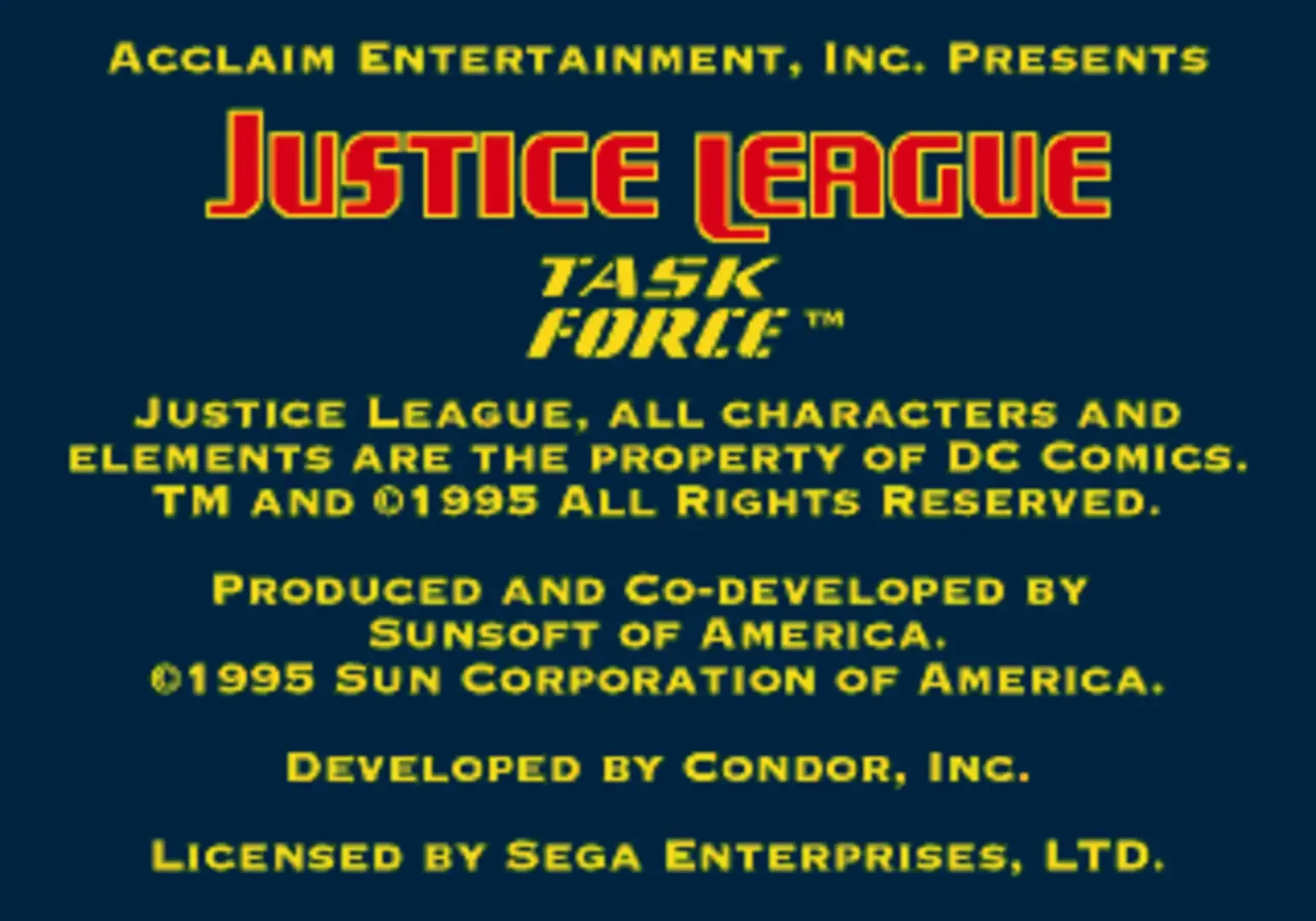 Captura de pantalla - Justice League Task Force