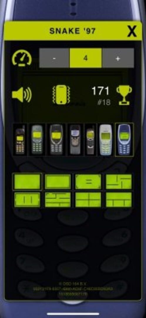 Snake '97: retro phone classic - Screenshot