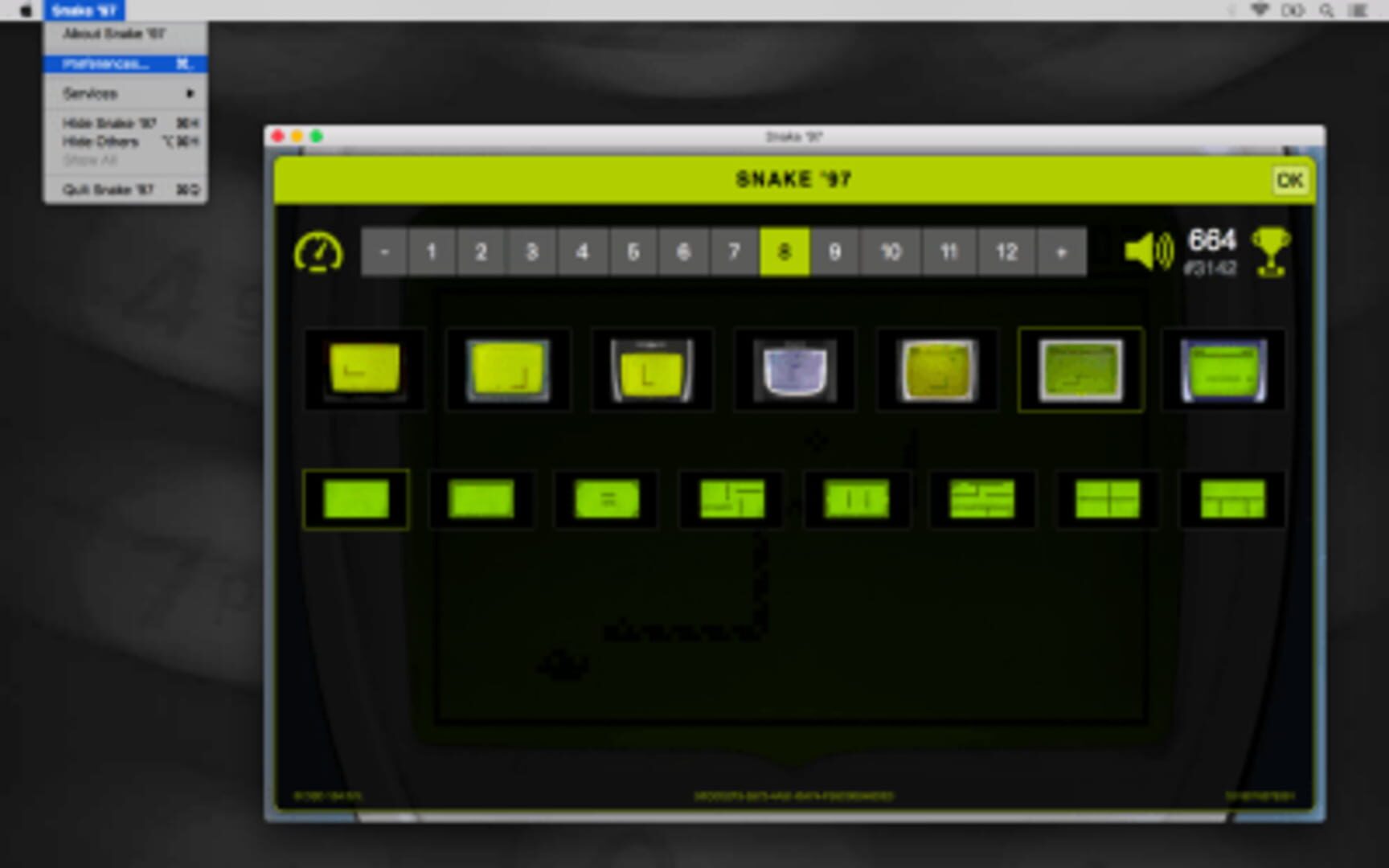 Snake '97: retro phone classic - Screenshot