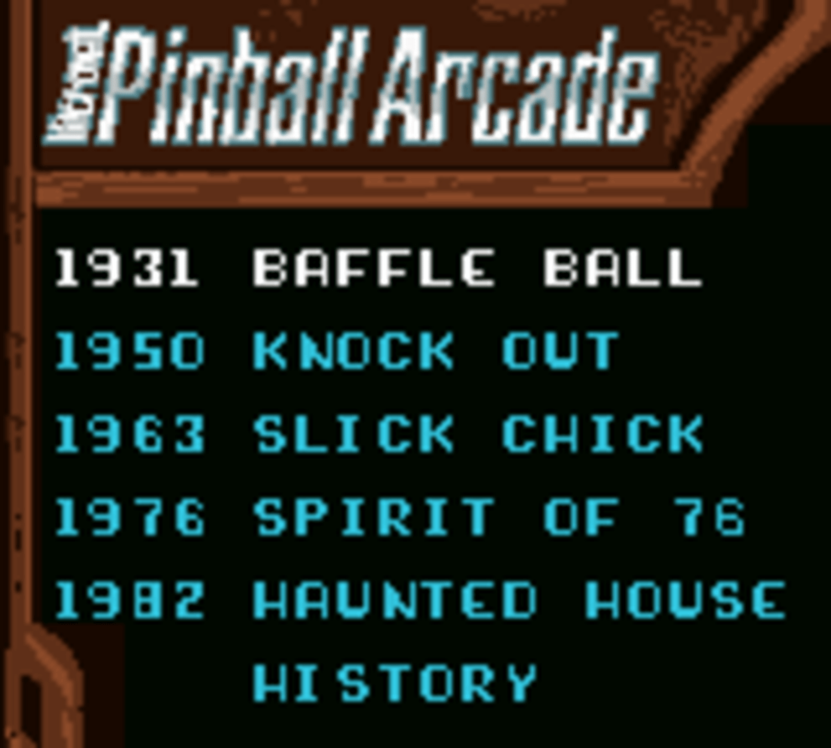 Microsoft Pinball Arcade screenshot