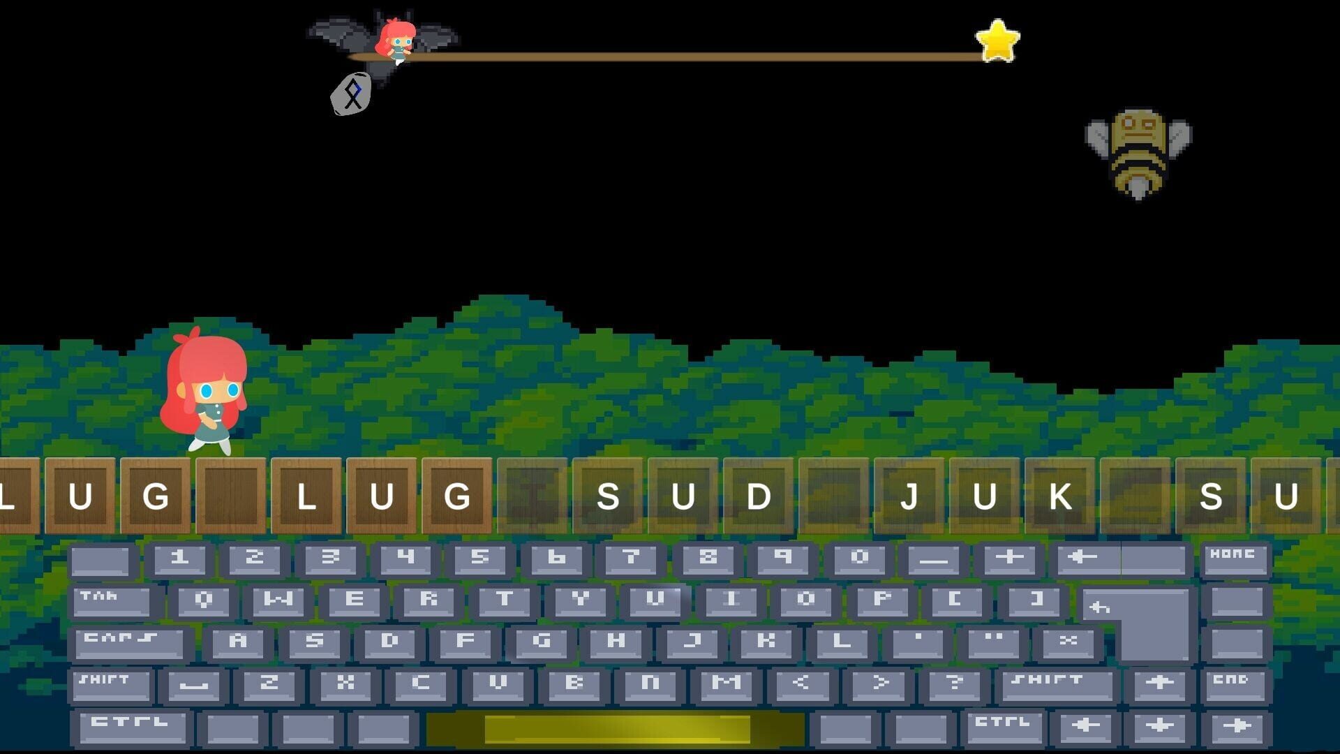 The Way Home: A Typing Adventure - Screenshot