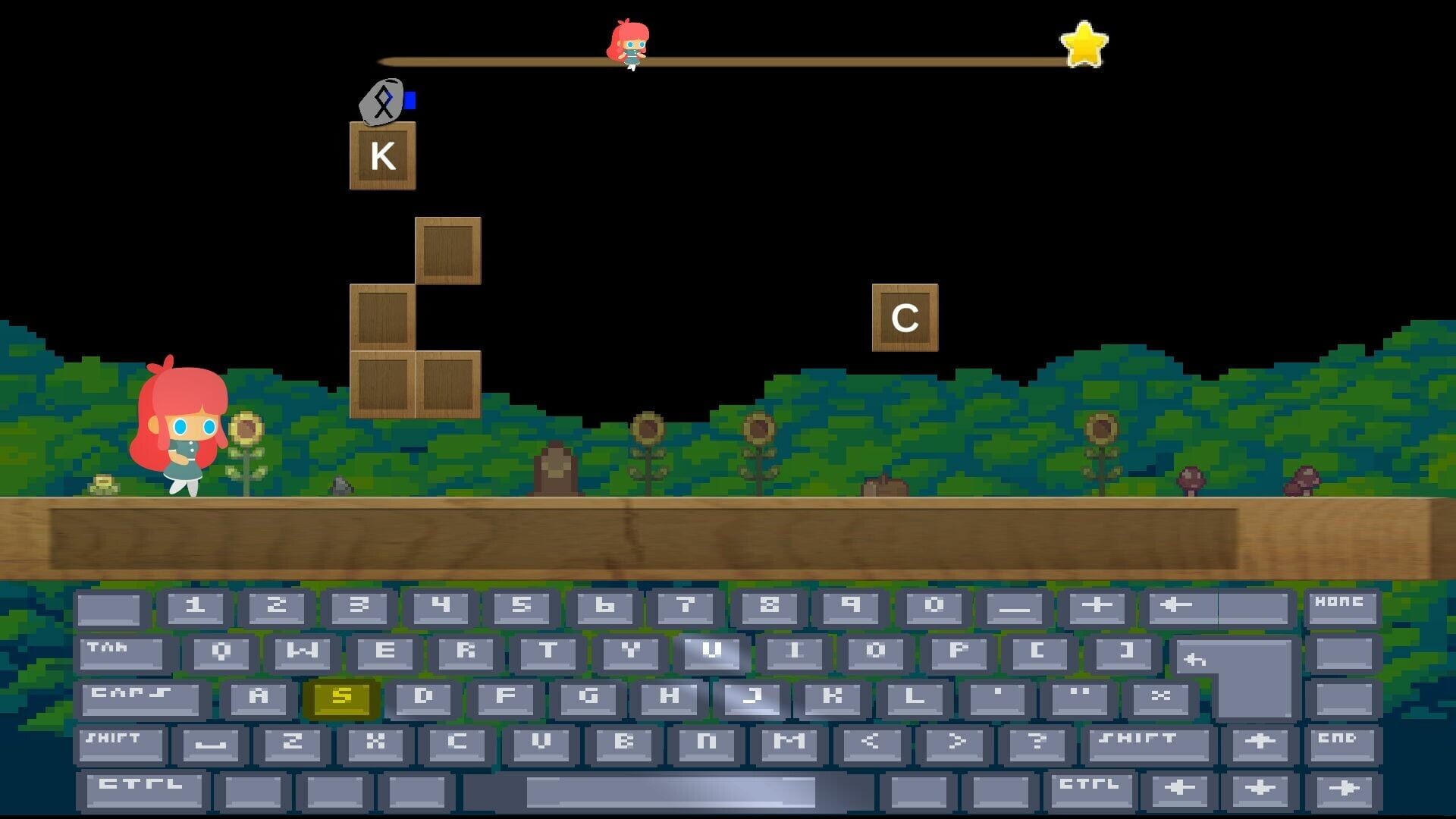 The Way Home: A Typing Adventure - Screenshot