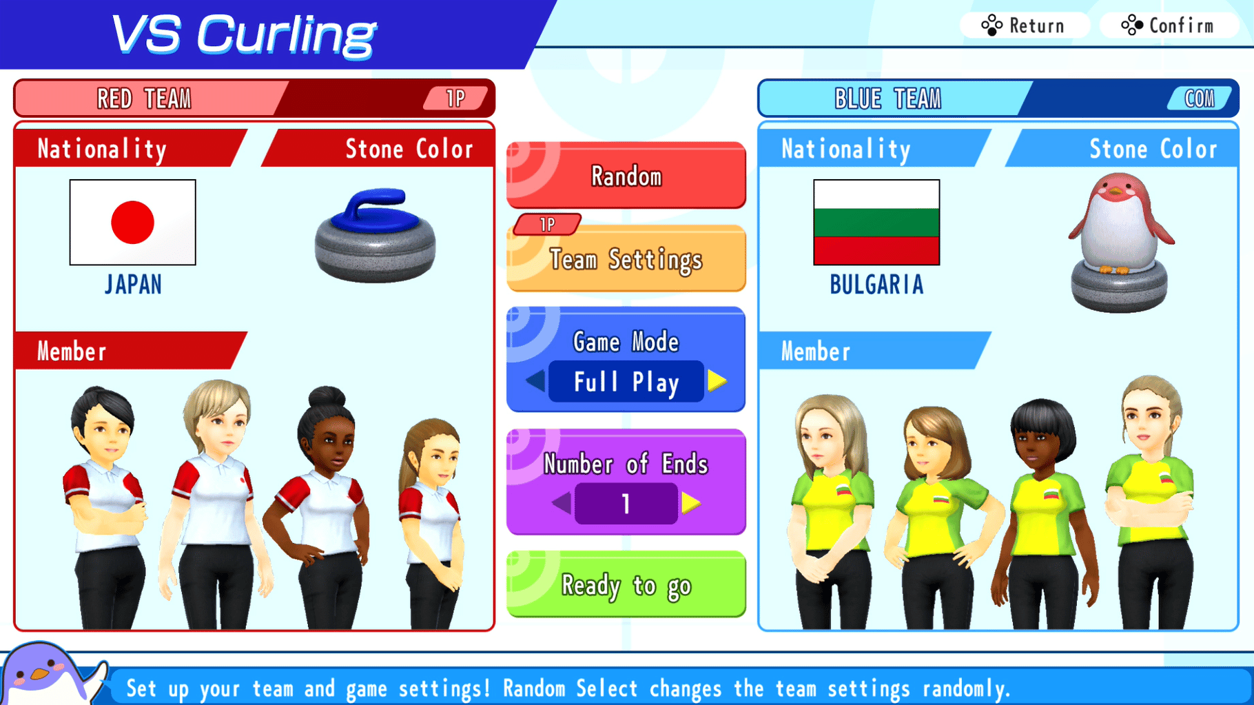 Let's Play Curling!! screenshot