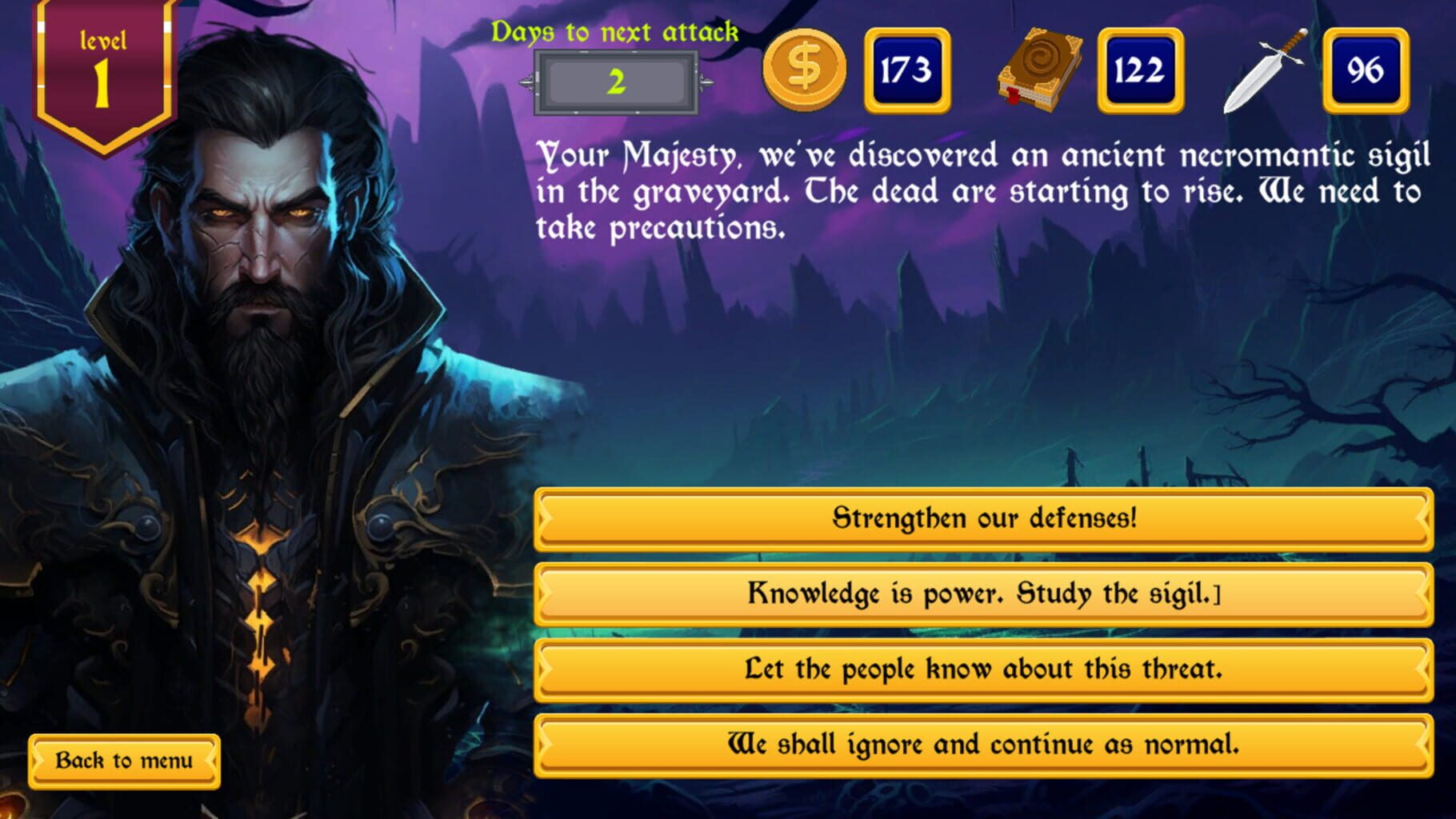 Kings Odyssey: Rise of The Necromancer screenshot