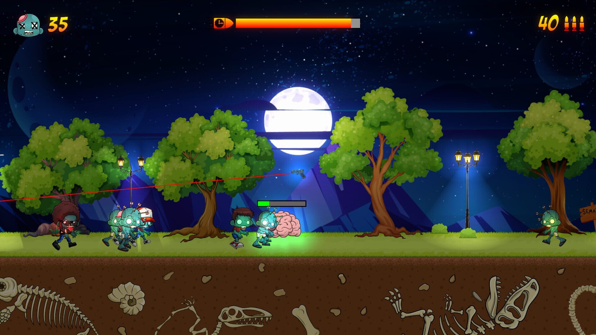 Gun vs. Zombies - Screenshot