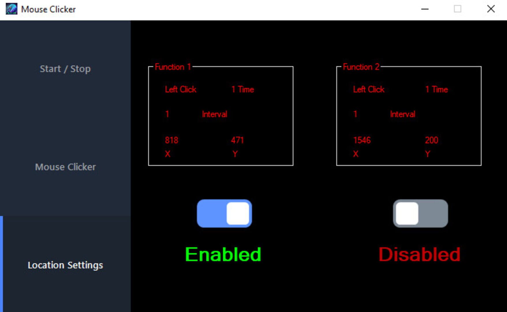 Mouse Clicker - Screenshot