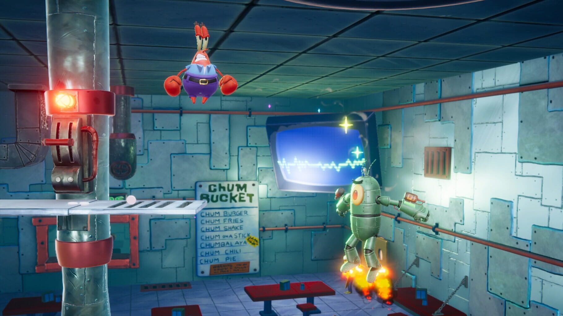 Captura de pantalla - Nickelodeon All-Star Brawl 2: Mr. Krabs Brawl Pack