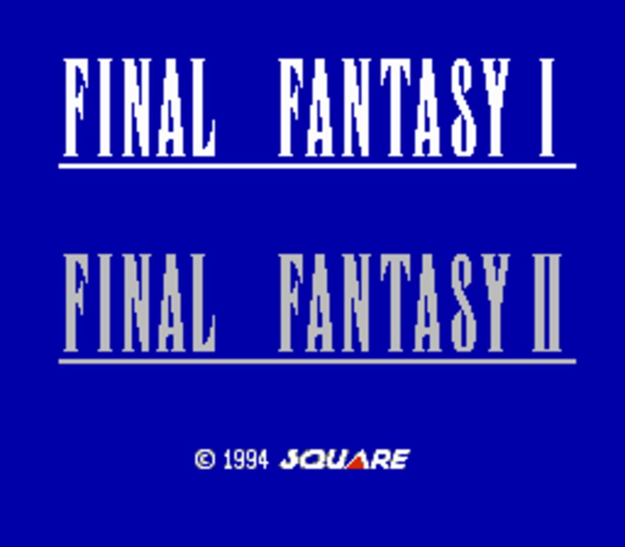 Final Fantasy I & II