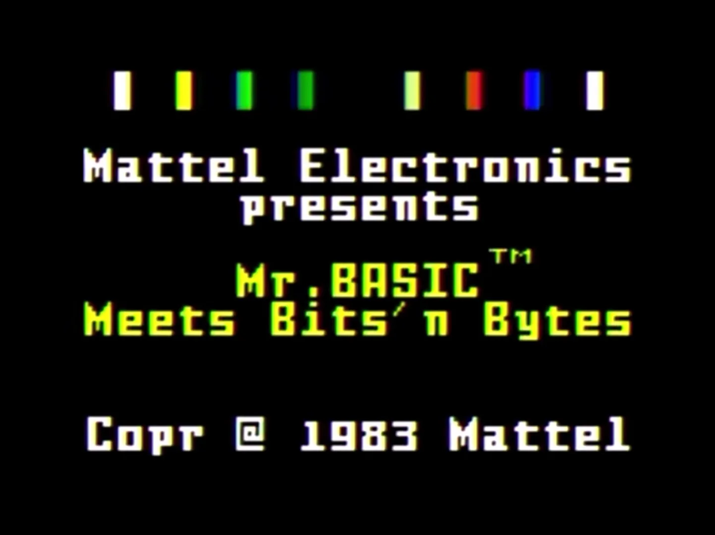 Captura de pantalla - Mr. BASIC Meets Bits 'N Bytes