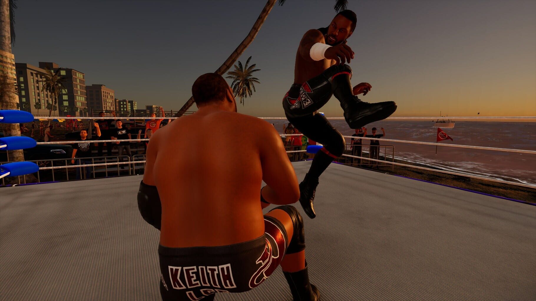 Captura de pantalla - All Elite Wrestling: Fight Forever - Swerve to the Beach