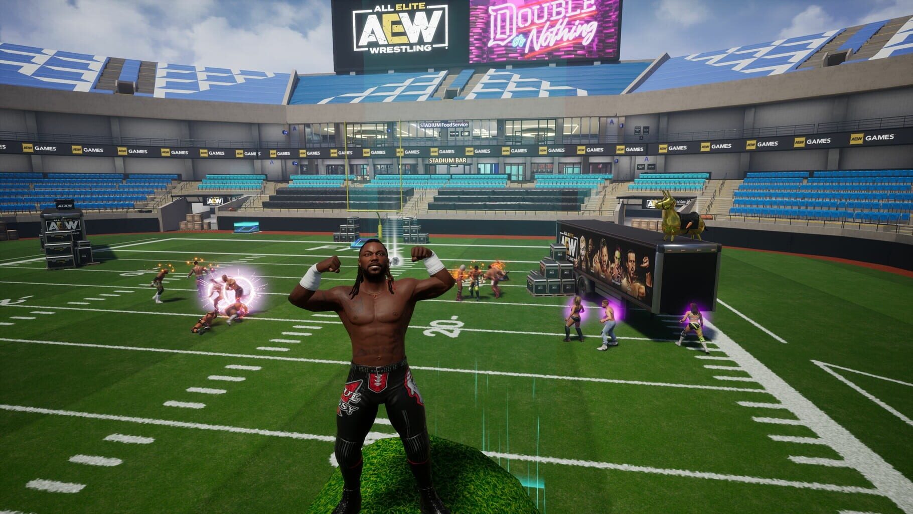 Captura de pantalla - All Elite Wrestling: Fight Forever - Swerve to the Beach